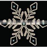 NEW Design CHRISTMAS TREES Pendant Decorative Clear Acrylic Snowflake With LED Light For Christmas Decor thumbnail-6