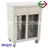 NFQ25 stainless steel Hospital patient file cart