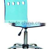 HG1211 Clear Acrylic Bar Stools With Wheels thumbnail-1