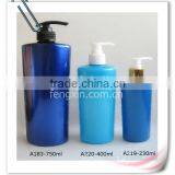 230ml 400ml 750ml PET Plastic Bottle for Shampoo
