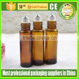 Amber Essential Oil Roller Bottles 10ml With Glass Ball thumbnail-3