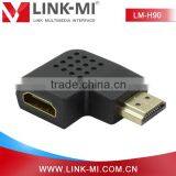 LINK-MI LM-H90 Full HD Video HDMI Male to Female Video Connector Adapter