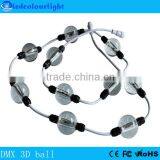 50mm Solid Milk Nightclub Stage Madrix DMX512 String Pixel Ball Light thumbnail-5