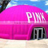 Pink Inflatable Dome Tent Inflatable Marquee Advertising Inflatable Igloo Tent thumbnail-1