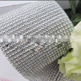 China Supplier Diamond Mesh Rhinestone Wrap for Candle Holder thumbnail-2