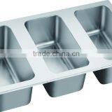 Stainless Steel Kitchen Gastronorm Containers GR-503-3
