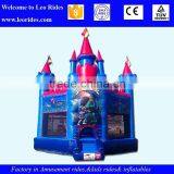 2016 New inflatable bouncer combo,Inflatable Brave Knight Combo