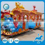 Hot Indoor Play Centre Equipment Electric Track Elephant Train For Sale thumbnail-6