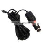 best micro Micro USB car battery charger for GPS use, 12V 24V DC input car cigarette lighter, 4M power supply cable