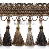 beaded fringe wholesale curtain trimming hanging beaded curtains