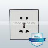 Wenzhou Silver Ring 2pin US & 3pin AU Multi-funcational Electric Socket