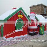 CINFLATABLE SHELTER/Inflatable SANTA CLOUS HOUSE 2015 CE Blower for Free Inflatable BOOTH for Oudtoor