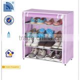 2014China Manufacture Covered Plastic Shoe Rack