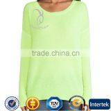 Wholesale Basic Style 100%Cashmere Crew-Neck Sweater