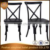 New Coming Colorful Cross Back Plastic X Back Chair,metal Cross Chair thumbnail-3