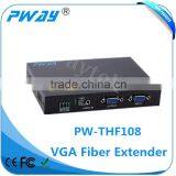 10KM VGA Signal Transmitter Resolution up to 1920*1080P@60Hz Support RS232