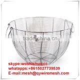 Wicker storage willow baskets iron wire basket