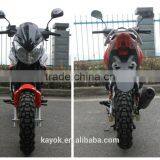 Motorcycle Chinese Motorcycles Gas/Diesel Moped With Pedals Motorcycles For Sale KM125-CP thumbnail-4