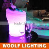2014 Hot Sale Led Nice Ice Round Bucket Used Ktv Wine Bar