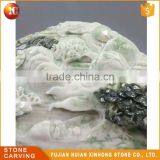 Oriental Treasure Lively A Grade Chinese Jade And Tassel thumbnail-2