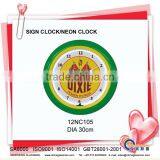 NEON CLOCK WALL CLOCK 12NC105 thumbnail-1