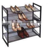 Vivinature Home 2 Tier Stackable Extra Wide Shoe Rack and Storage Shelf thumbnail-1