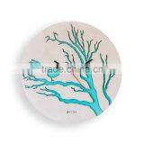 Modern Wall Clock "Bird", Large Wall Clock, Wooden Clock, Wood Decor White Bird Interior, Plywood, Handmade Clock thumbnail-4