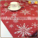 Home Textile Decorative Printed Artificial Snowflake Table Runner thumbnail-4
