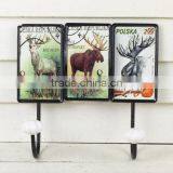 Hot Sale Paper Decal Metal Hanging Polska Style Hooks for Home Decor thumbnail-1