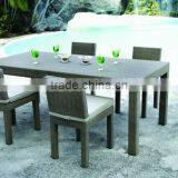 Rattan Bench Restuarant Dining Table and Chair thumbnail-1