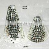 Glass Mosaic Iron Vases Colours on Buyers Request Can be Made Available thumbnail-1
