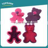 Toprank Custom Funny 3D Plastic Animal Shape Plunger Cookie Cutter Cookie Stamp thumbnail-1