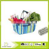 Collapsible Folding Market Basket With Pocket thumbnail-1