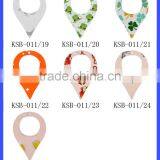 Manufacturer Wholesale Baby Drool Bib Custom Kids Organic Soft Cotton Muslin Baby Bib Bandana thumbnail-6