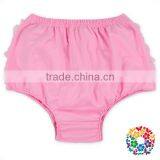 Plus Size Women Ruffle Bloomer Pink Organic Cotton Panties Wholesale Women Underwear thumbnail-2