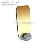 Wedding Gifts Desktop Mirror / Homeware Knock Down Concrete Mirror thumbnail-2