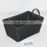 Black PP Pipe Storage Basket With Handle HX13-563 thumbnail-1