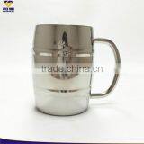 Wholesale Double Walled Stainless Steel Beer Mugs, Double Wall Stainless Steel Beer Mugs for Freezer&Hot Coffee Tumbler thumbnail-1