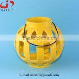 2016 New Deisgn Colorful Home Decoration Ceramic Hurricane Lamp, Ceramic Lantern thumbnail-1