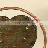 Copper and Slate Heart Tabletop Fountain thumbnail-4