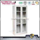 Metal Storage Cabinet Organiser Double Door Tall Shelf Cupboard thumbnail-3