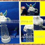 Newest Style Acrylic Led Light White Christmas Wreaths Angel With String Light thumbnail-6