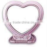 Heart Shaped Plastic Table Cosmetic Mirror thumbnail-1