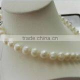 Latest 9-10mm Near Round Freshwater Pearl Necklace Design thumbnail-1