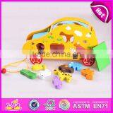 Intelligence Pull Line Block Toy for Kids,Pull Line Block Car Children's Toy Wholesale W05B118 thumbnail-4