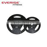 3 Hole Olimpic Plate / Black Weight Plate / 45 / 25kg Weight Plate thumbnail-1