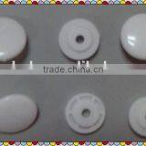 White Plastic Snap Button thumbnail-1