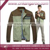 25%Nylon 75% Polyster Men Leather Jacket thumbnail-1