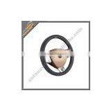 Pure Color Steering Wheel Cover Black Steering Wheel Cover thumbnail-1