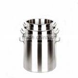 Hot Sale 45 x 45cm Stainless Steel Tall Cooking Pots Stock Cook Pot